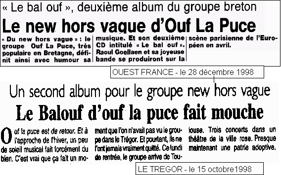 Ouest France et Le Trgor - 1998